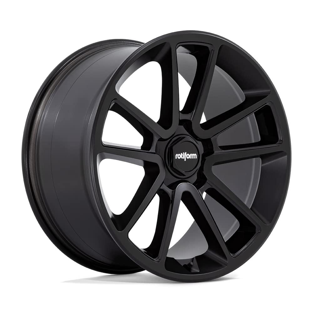 R194 Rotiform 21X10.5 5X112 MT-BLK-BLK-CAP 38MM - R194210544+38