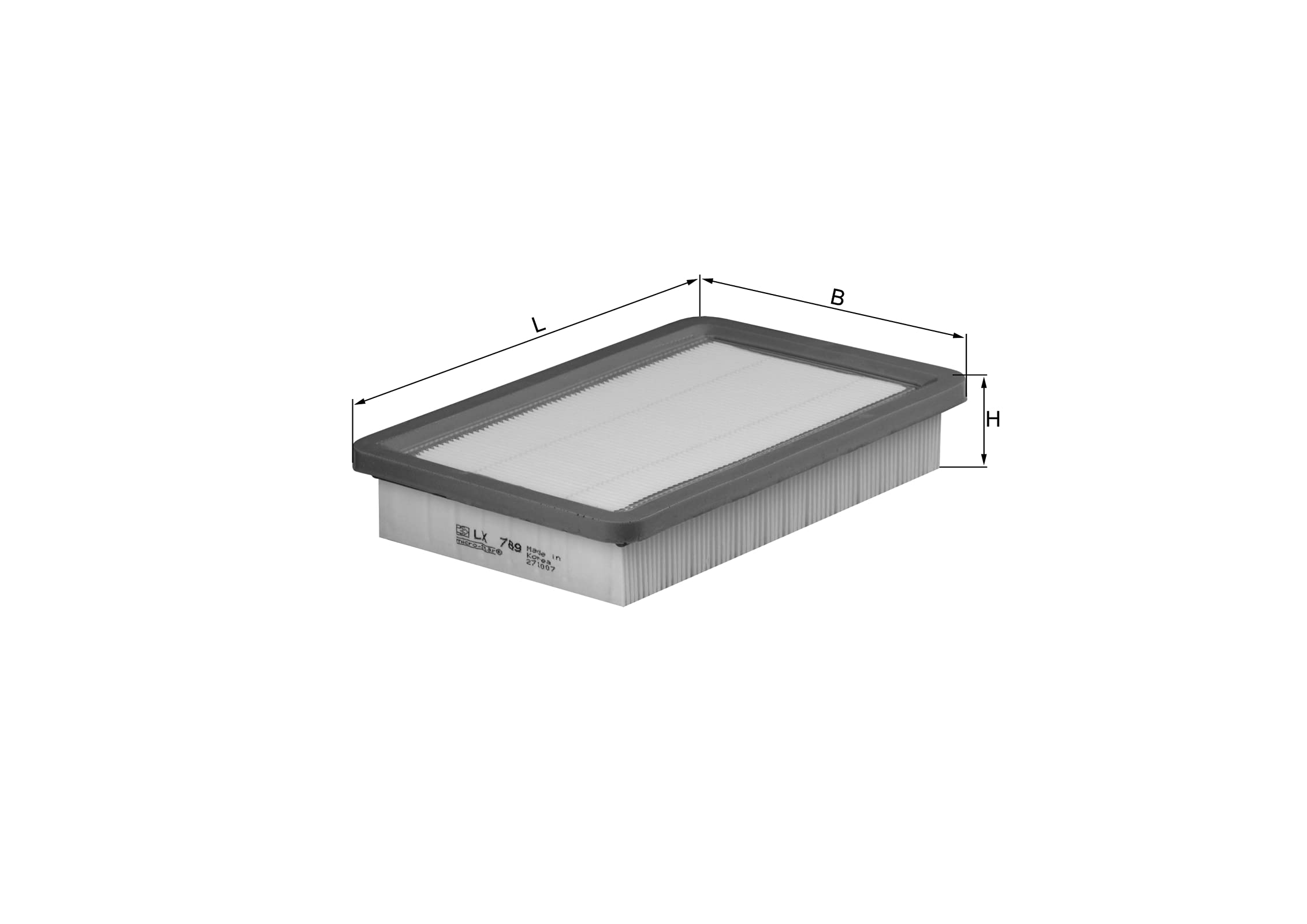 Air Filter MAHLE LX 789