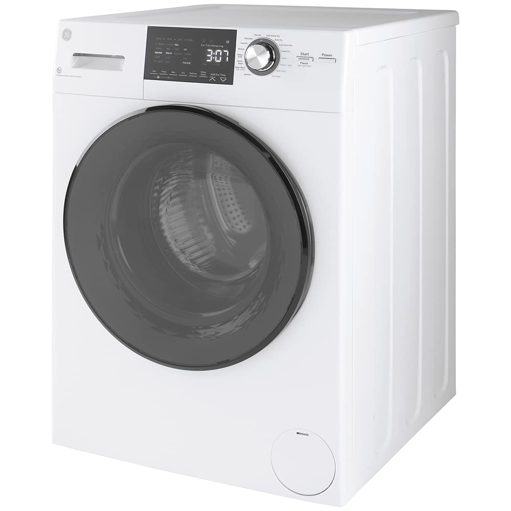 24 inch GE GFQ14ESSNWW Front Load Washer/Condenser Dryer Combo 2.4 cu. ft. Capacity
