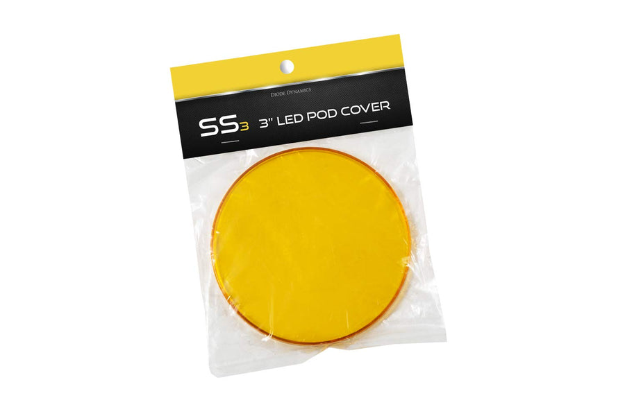 SS3 LED Pod Cover Yellow Round Diode Dynamics