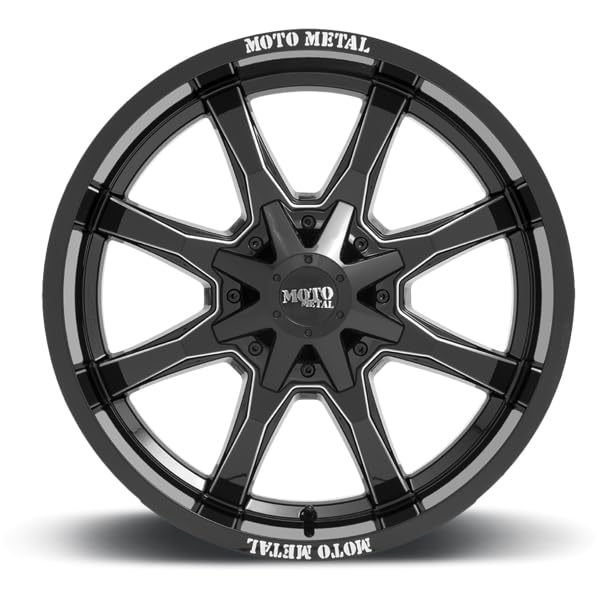 MO970 Moto Metal 16X8 6X135/5.5 G-BLK MILL SPK 00MM - MO970680673B00