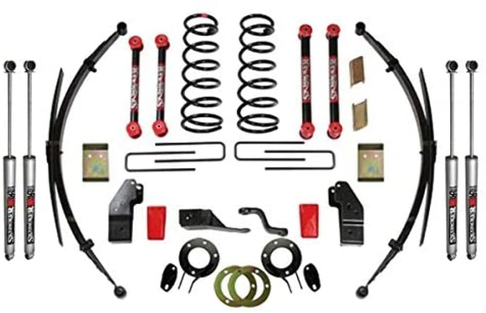 Suspension Lift Kit w/Shock Skyjacker D4522KS-M w/Shock M95 Performance Shocks 4-4.5 in. Lift