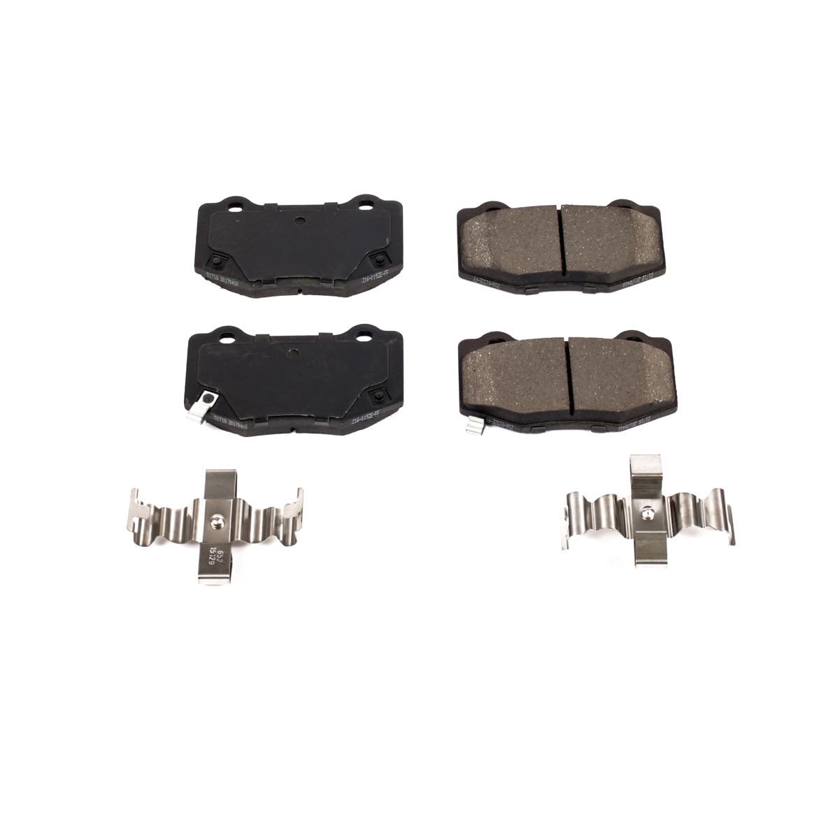 Power Stop Front Brake Kit For Cadillac ATS 2016-19 | Chevrolet Camaro 2016-20 | Ford Mustang 2016-20 | Corvette 2014-19 - Ceramic Brake Pads With Installation Hardware, 17-1718