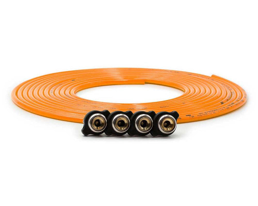 Replacement Uda 340-4100Org Tire Whip Hose Kit (240") With (4) Quick Release Chucks - Orange