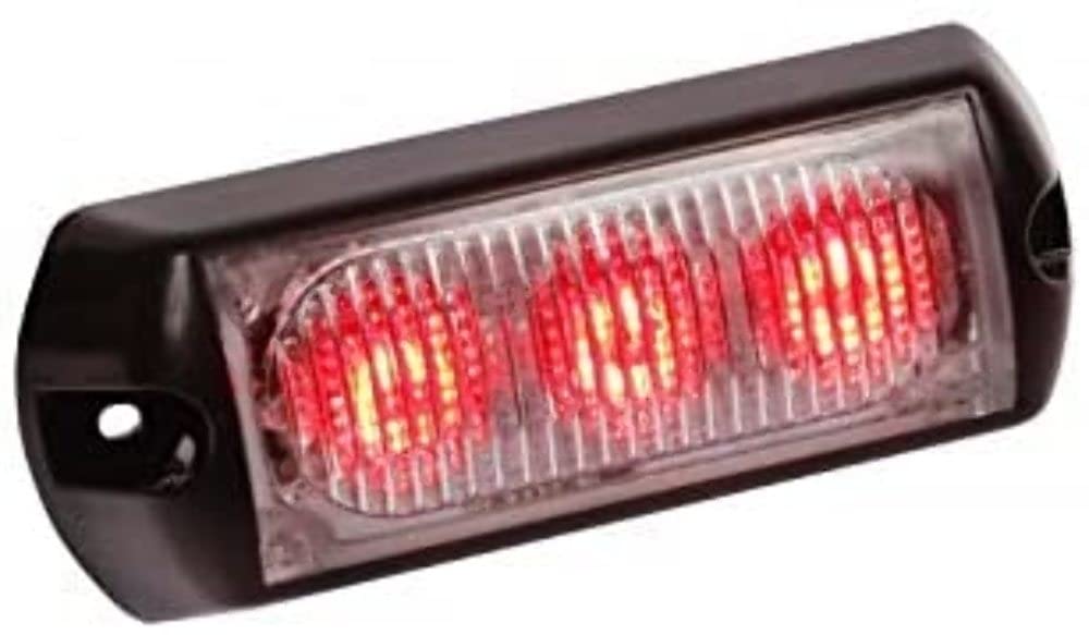 3 Diode Custer STR3R Red Surface Mount LED Strobe