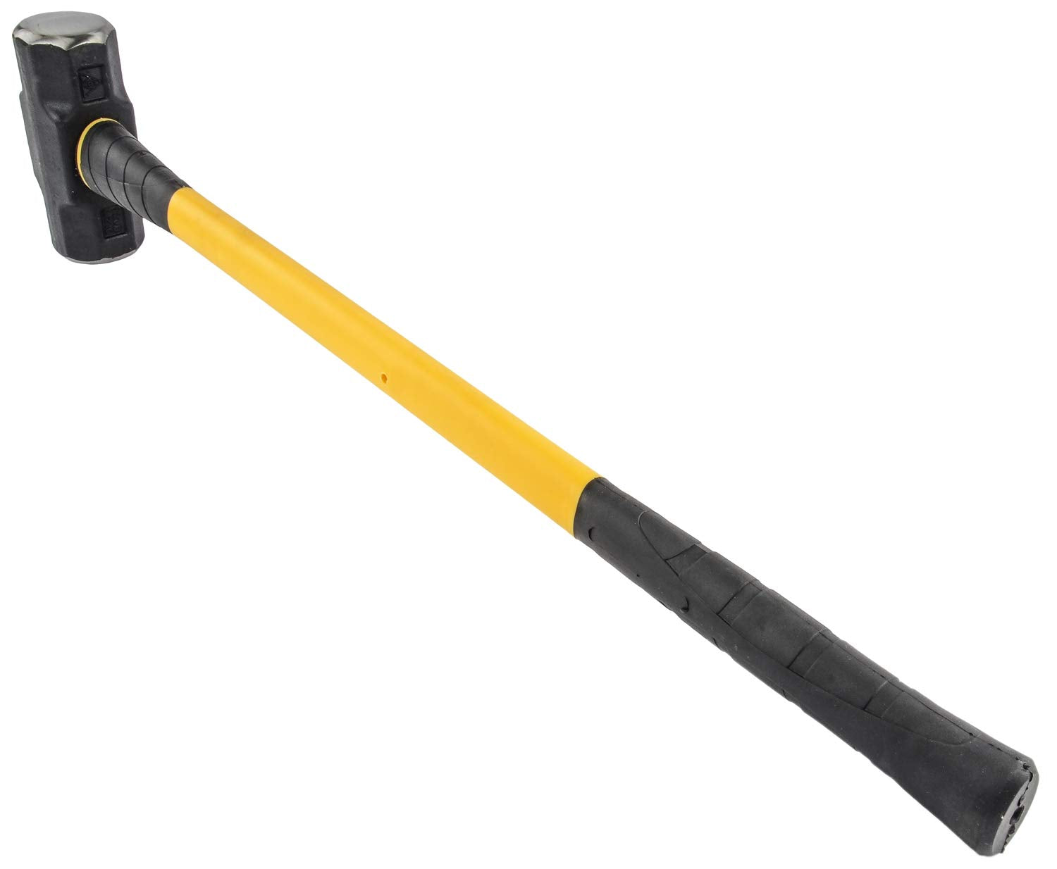 M7115 Performance Tool 12-Pound Sledge Hammer With Fiberglass Handle, Yellow,black