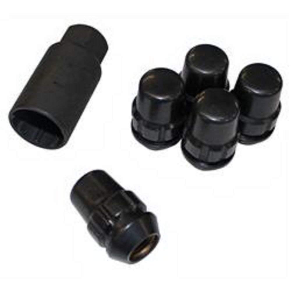 Gorilla Lock Acorn 71681NBC5 1/2 Blk 5Pk Gorilla Automotive