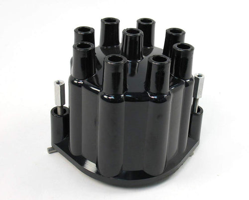 Flame-Thrower Cap for PERTRONIX Marine Billet Distributor 8 Cylinder Engine Black