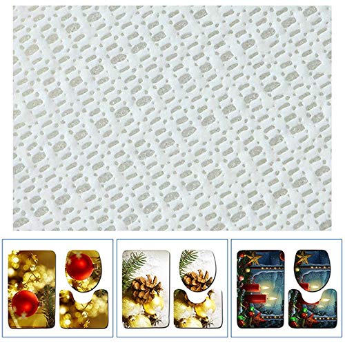 Bathroom Melling RUG Set 16.8L x 12.8W x 11.0H inches, M35M543