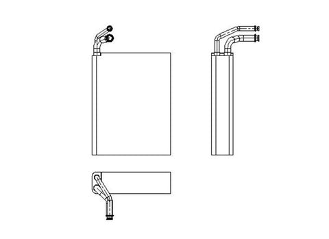 Replacement TYC 97126 Evaporator
