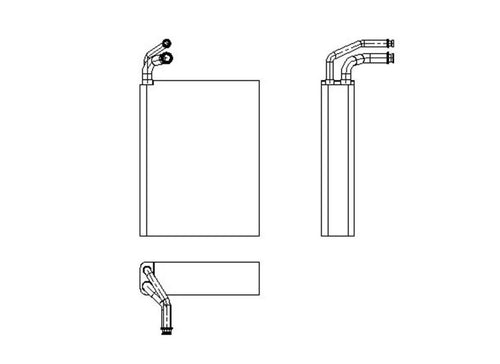 Replacement TYC 97126 Evaporator