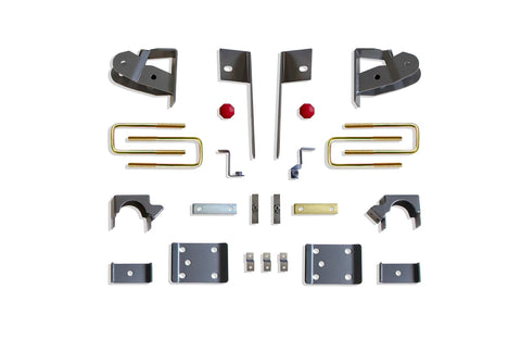 Part# 301950 MaxTrac SUSPENSION'S is A 5" Rear FLIP KIT Including AXLE RELOCATORS, Bump Stops, Hangers & Spring Plates