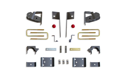 Part# 301950 MaxTrac SUSPENSION'S is A 5" Rear FLIP KIT Including AXLE RELOCATORS, Bump Stops, Hangers & Spring Plates