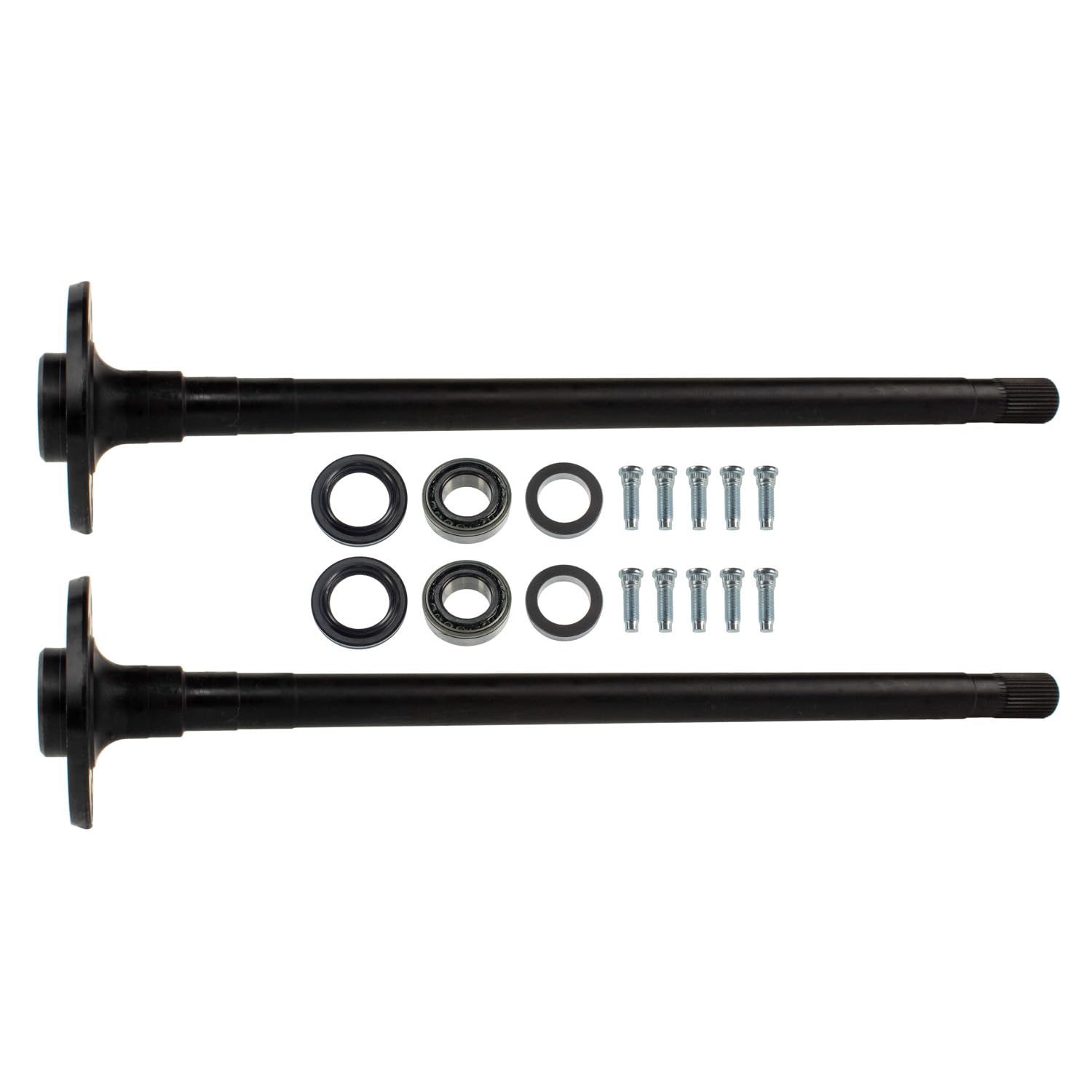 TEN Factory Bolt Pattern MG22136 Spline Drive Axle Shaft Assembly for Dana 44 Standard 33 Spline Left/Right – Fits For Jeep YJ/TJ, Wrangler & TJ (1987–2006) Replaces 12136, 92-2045-2-33, DC-D44-TJ-33
