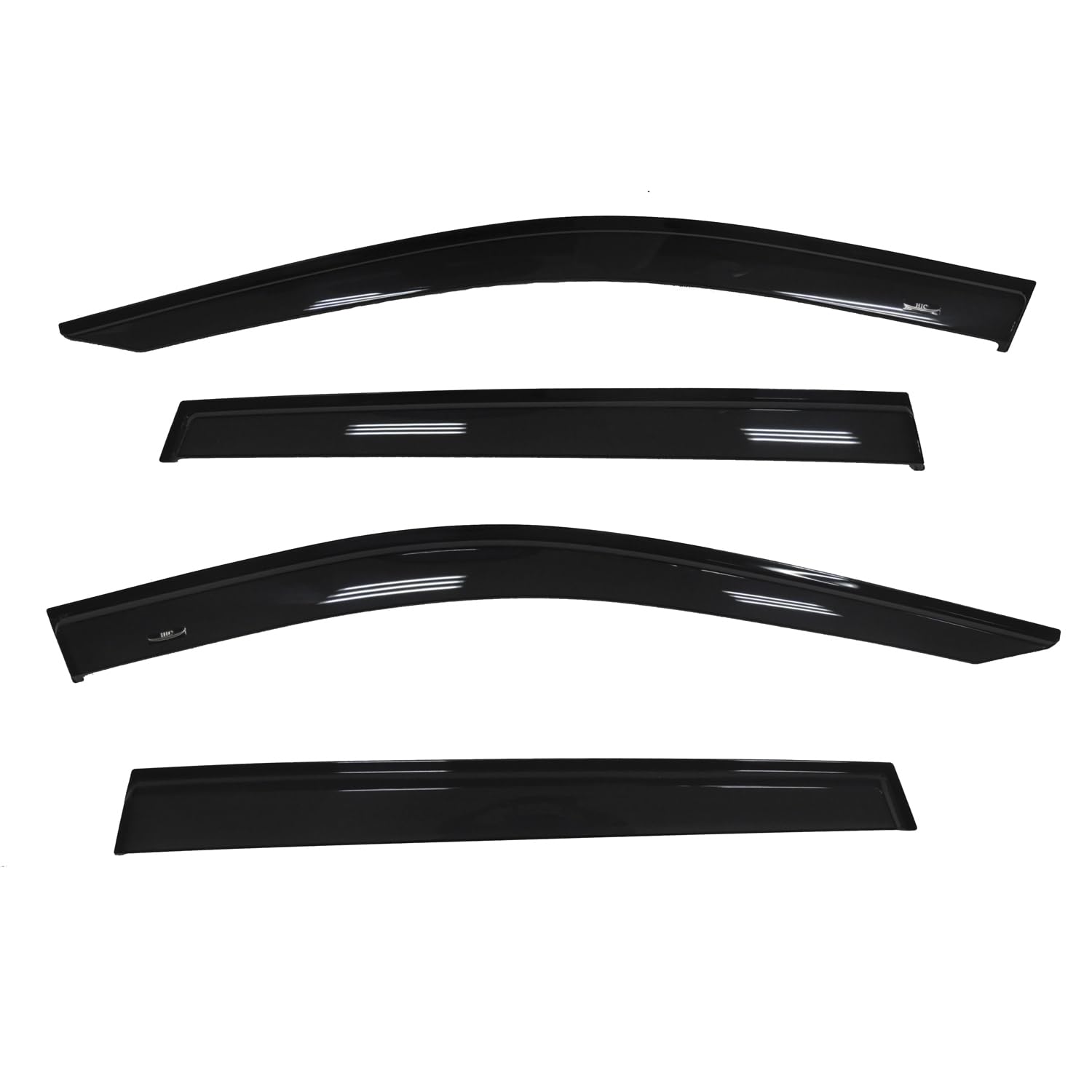 Rain Guard TRAILFX Tape On Window Vent Visors Acrylic with A Smoke Tint 4 Piece Compatible with RAV4 19- - 4255H