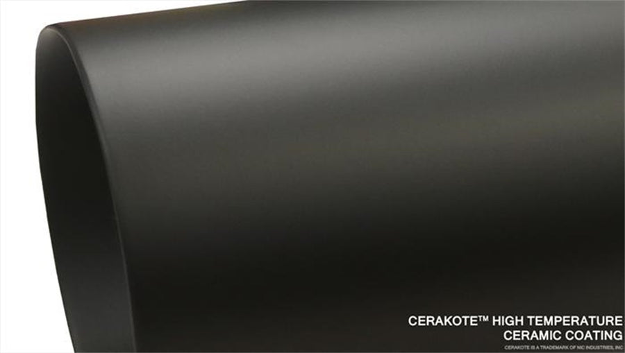 Cat-Back 3.0IN Single 5.0IN Tips (14397) Sport Sound Level | 2017-2020 Ford F-150 EcoBoost Raptor 3.5T Black Powder Coat