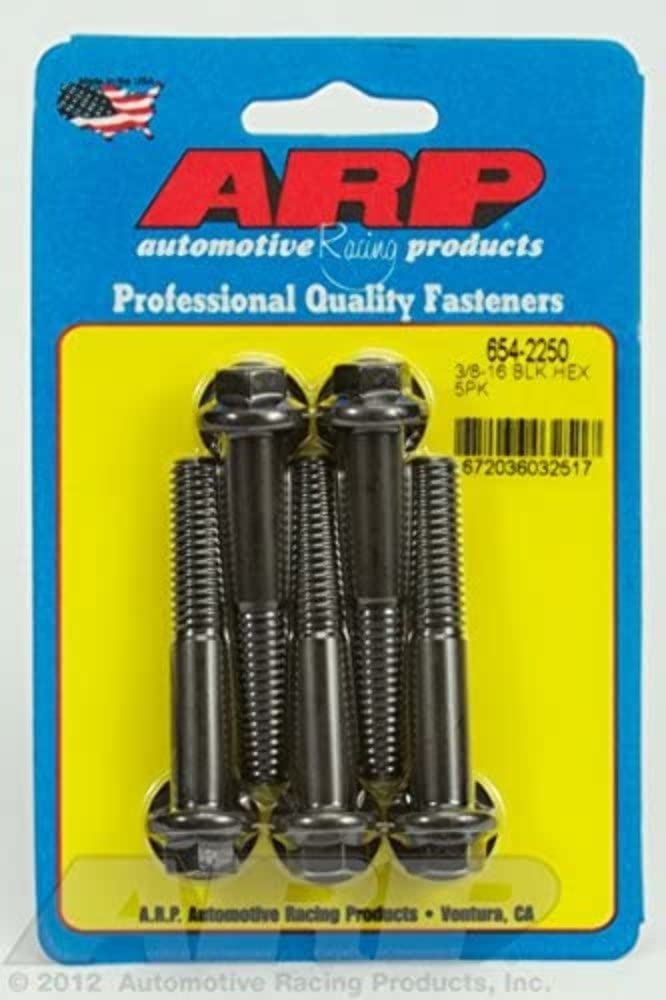 ARP Hex Bolt 654-2250, 3/8"-16, Pack of 5