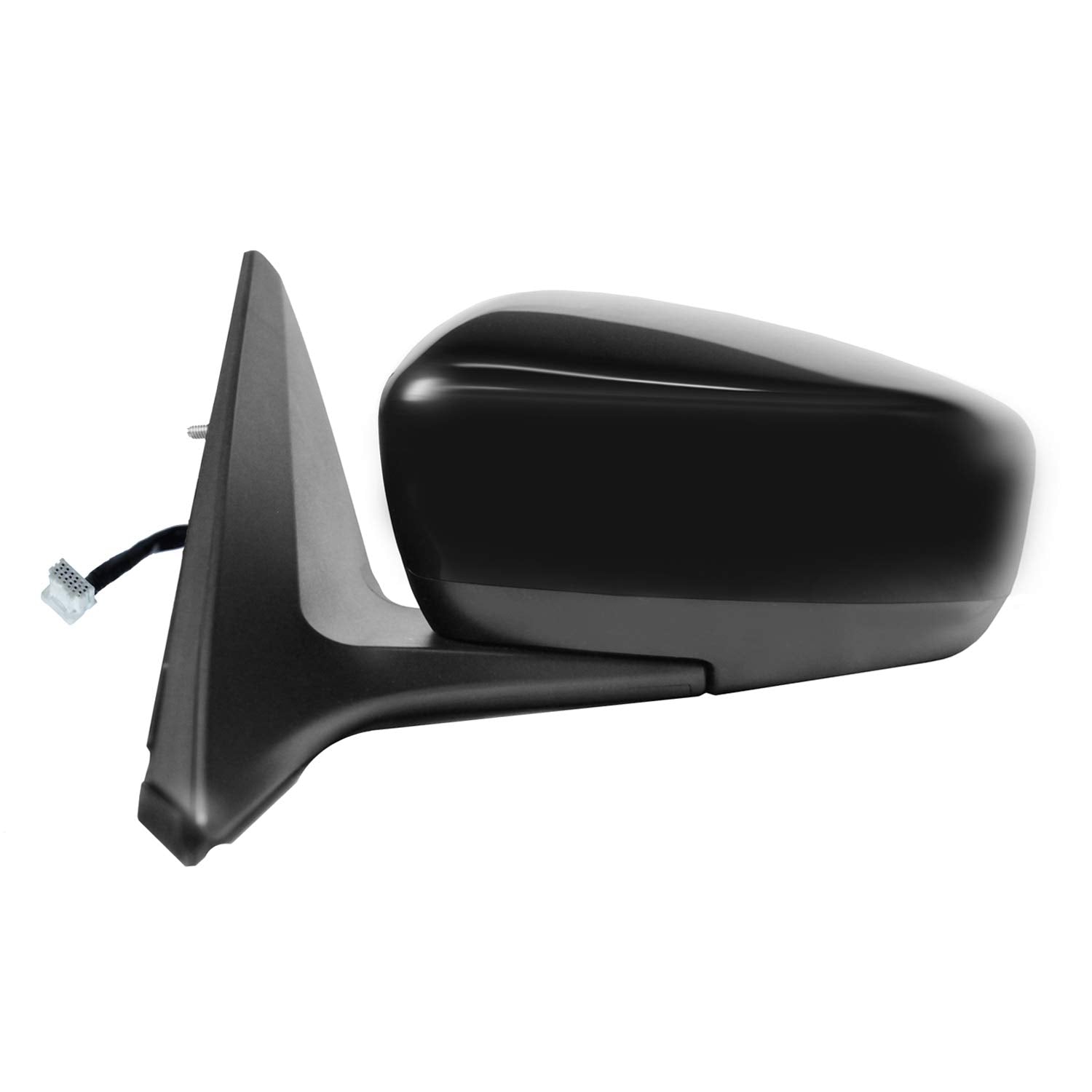 Mirror Driver Side for INFINITI G37 Convertible, Q60 Convertible, (textured w/PTM cover, power folding), w/o memory, w/o premium pkg, w/o auto dimming, Heated Power