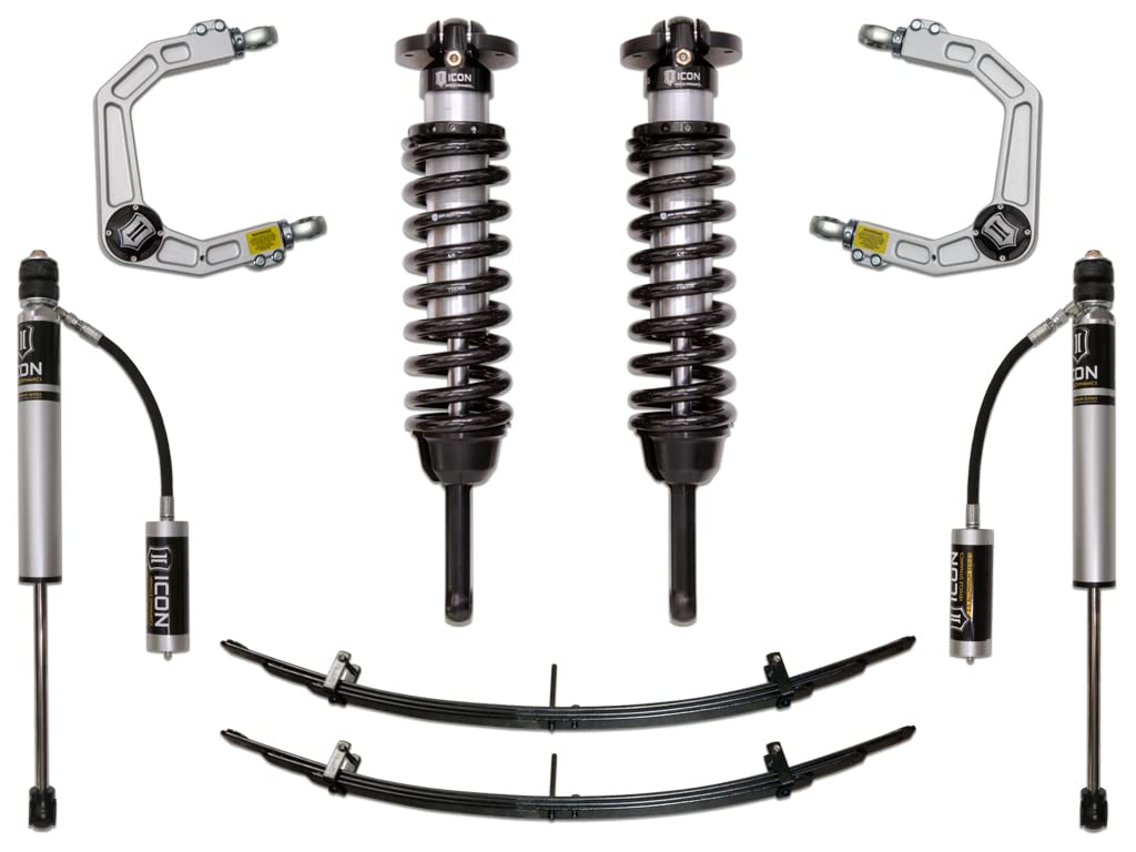 Stage 3 ICON Suspension System, Billet UCA, Compatible with 2005-15 Tacoma 0-3.5" lift / 16-Up 0-2.75" lift, K53003