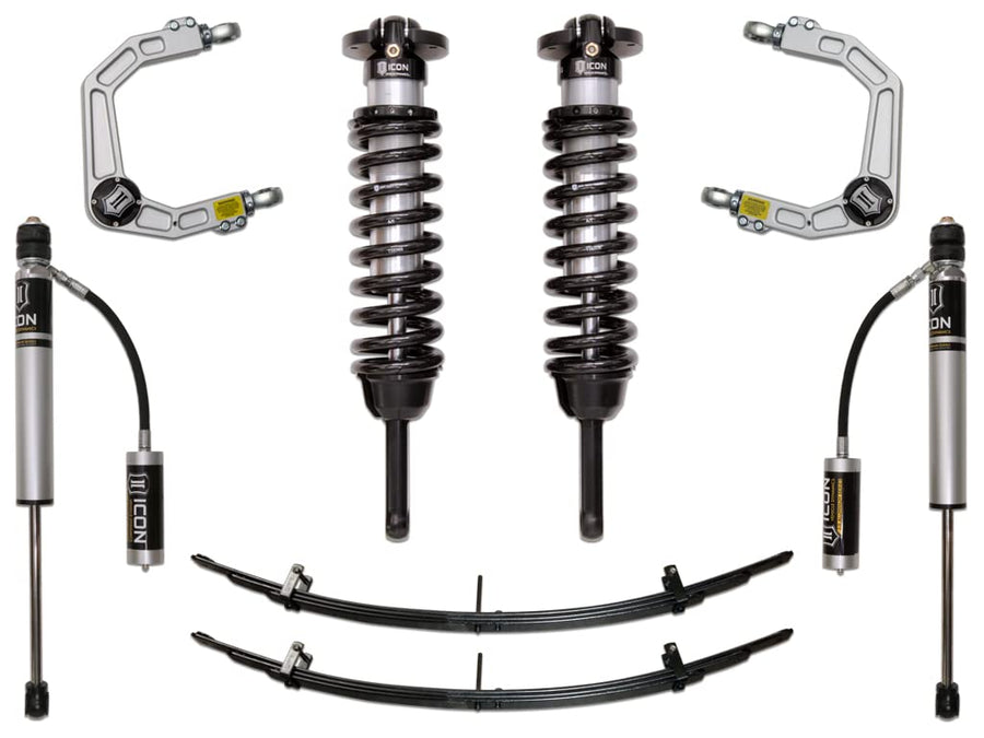 Stage 3 ICON Suspension System, Billet UCA, Compatible with 2005-15 Tacoma 0-3.5" lift / 16-Up 0-2.75" lift, K53003