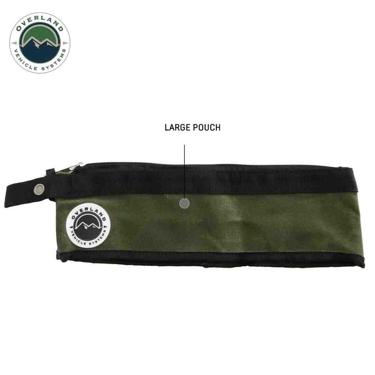 Overland Vehicle Systems 3-Bag Set of Small/Medium Size Storage Bags - #12 Waxed Canvas - Infused with Paraffin Wax Waterproofing - Universal for, Tools, Automotive, Fishing, Hunting and More!