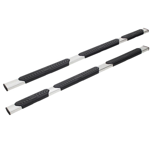 28-534730 Westin R5 Wheel to Wheel Modular Nerf Bars fits 2019-2024 Ram 1500 Quad Cab 6'5" Bed (Exc 2019-2023 1500 Classic) Polished Pair