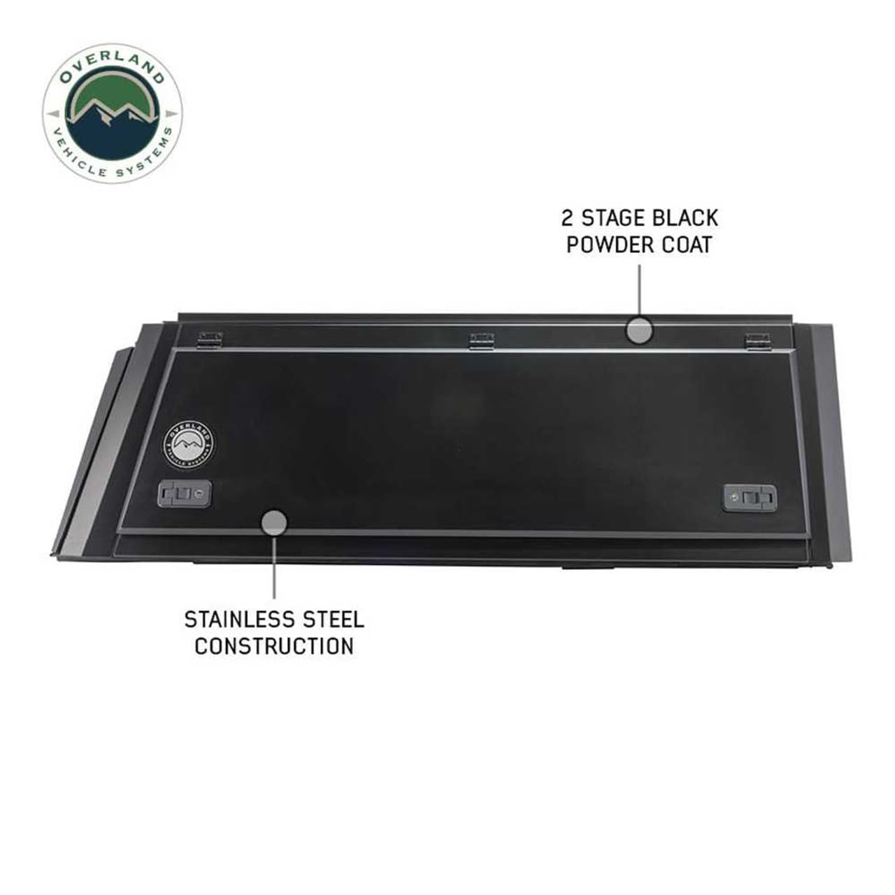 Expedition - Overland Vehicle Systems Truck Cap W/Full Wing Doors, Front and Rear Windows & 3rd Brake Light
