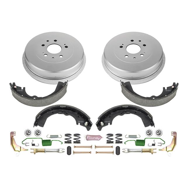 Power Stop KOE15288DK Rear Replacement Brake Kit-OE Brake Drums & Ceramic Brake Pads For Toyota Tacoma 1995-2004 [Model Specific]