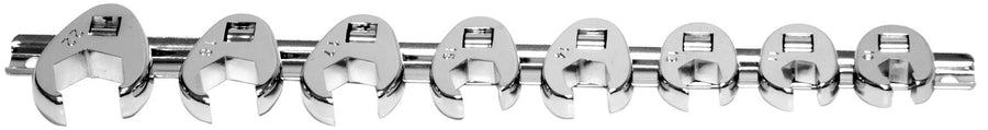 W352 Performance Tool Metric Crowfoot Wrench Set, 8-Piece