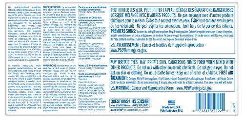 Marine Silicone Sealant STAR BRITE - Clear 10.1 Oz - Waterproof, Durable, UV Resistant, for Fiberglass, Metal, Wood, Glass, Ceramic & More (082122)