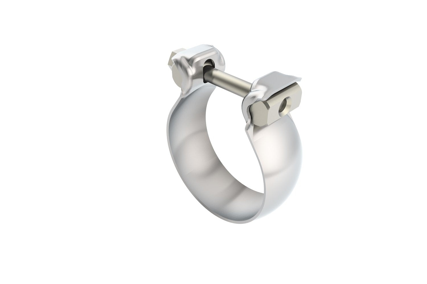 BORLA Accessory 2.36" (60mm) T-304 Stainless Steel Half Moon/Swivel Joint Exhaust Clamp 18323