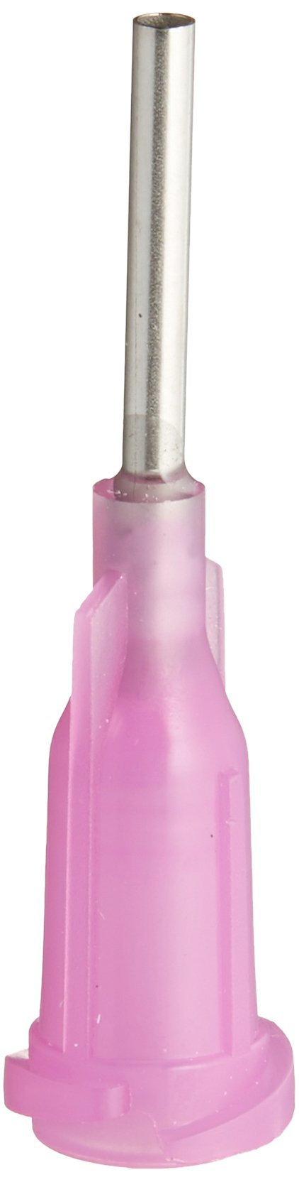 Weller 1/2" Long Stainless Steel KDS1612P 16 Gauge Needle with Plastic Purple Hub, .053" I.D and .064" O.D (50 Pack)