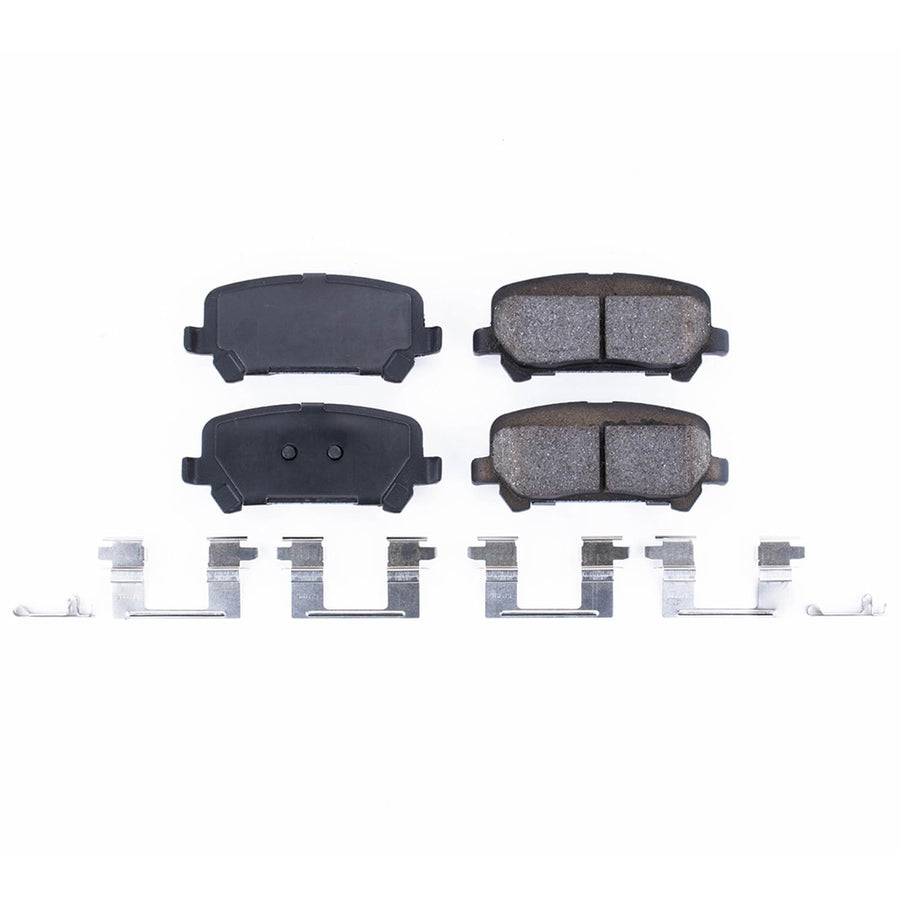 Power Stop Brake Kit Rear For Chevrolet Colorado 2015-20 | GMC Canyon 2015-20 - Ceramic Brake Pads With Installation Hardware, 17-1806