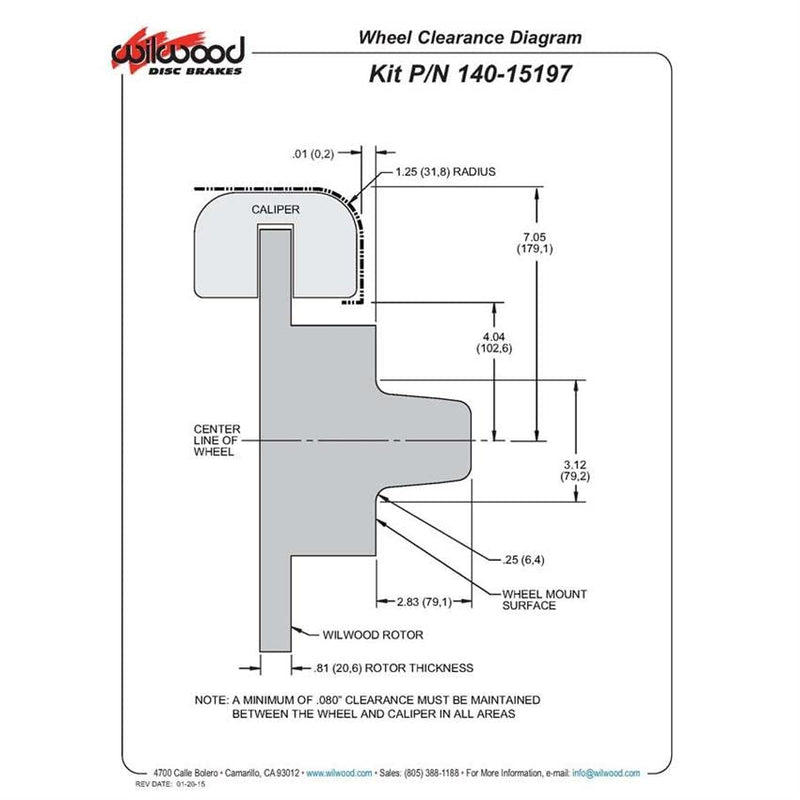 12.19" FDLI Front Kit, Drill, Red