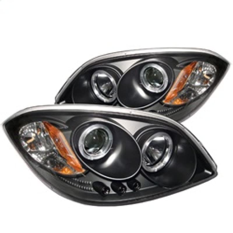 Spyder Auto Headlights Projector - LED Halo - LED - Black - High H1 - Low H1 5009326