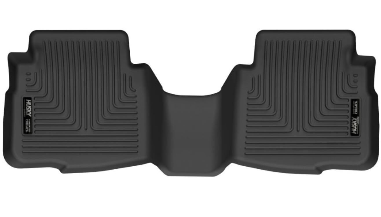 Husky Liners X-act Contour Floor Mats | 2nd Row, 1-pc Black Fits 2020-2025 Subaru Outback & Legacy - 54911