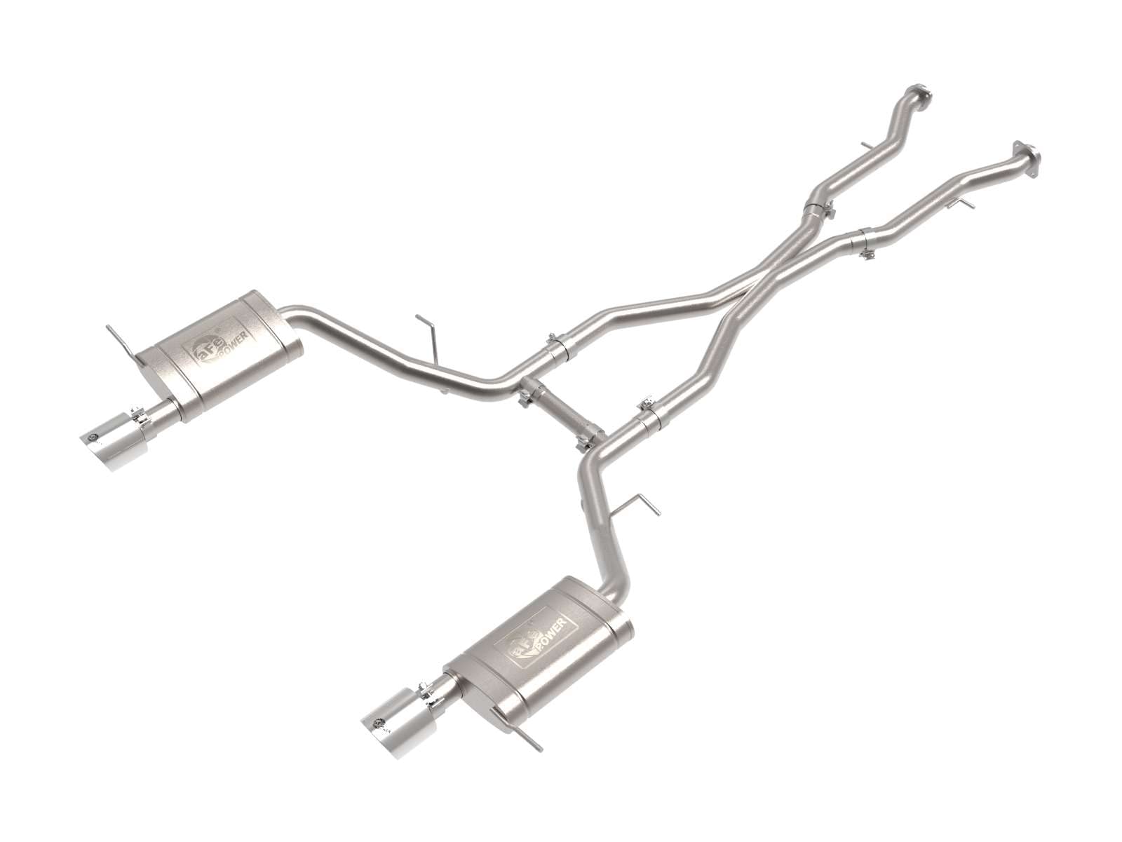 aFe Power 304 Stainless Steel MACH Force-Xp Cat-Back Exhaust System w/Polished Tip Fit Dodge Durango 11-22 V6-3.6L/V8-5.7L 49-32086-P
