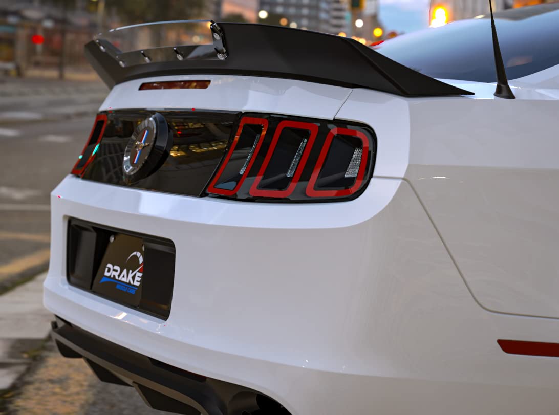 Drake DR3Z-6344210-A Muscle Cars Rear Spoiler Wicker Bill Style Satin Black