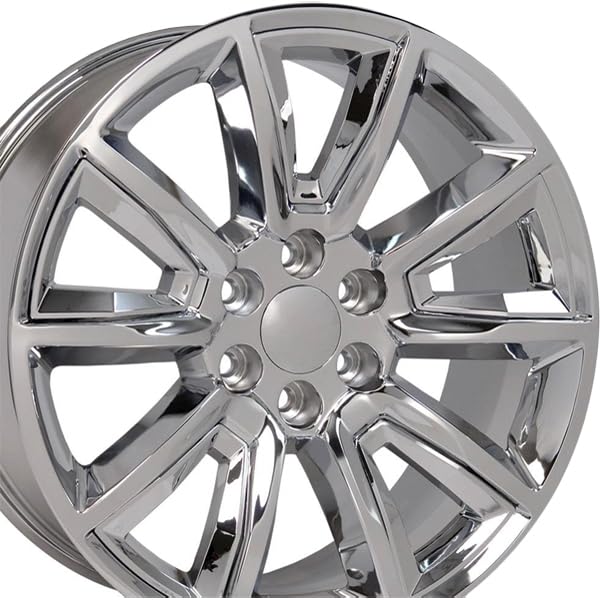 CV73 OE Wheels 20" Replica Wheel CV73 Fits Chevrolet Tahoe Rim 20x8.5 Chrome Wheel 6550-24C-ic