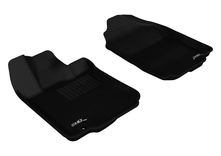 Front Row 3D MAXpider Custom Fit All-Weather Floor Mat for Select Ford Fusion Models - Kagu Rubber (Black)