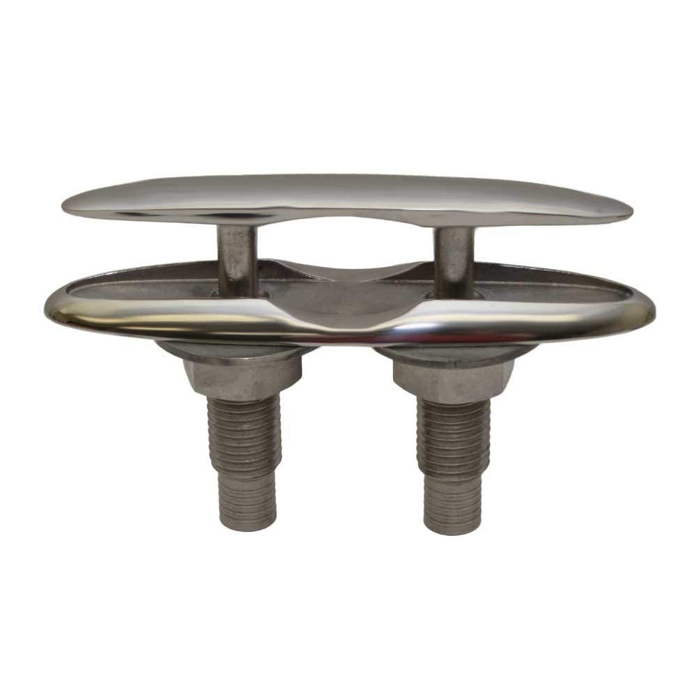 Attwood Retractable 66519-1 Low-Profile Stainless Steel Marine Boat 8-Inch Neat Cleat