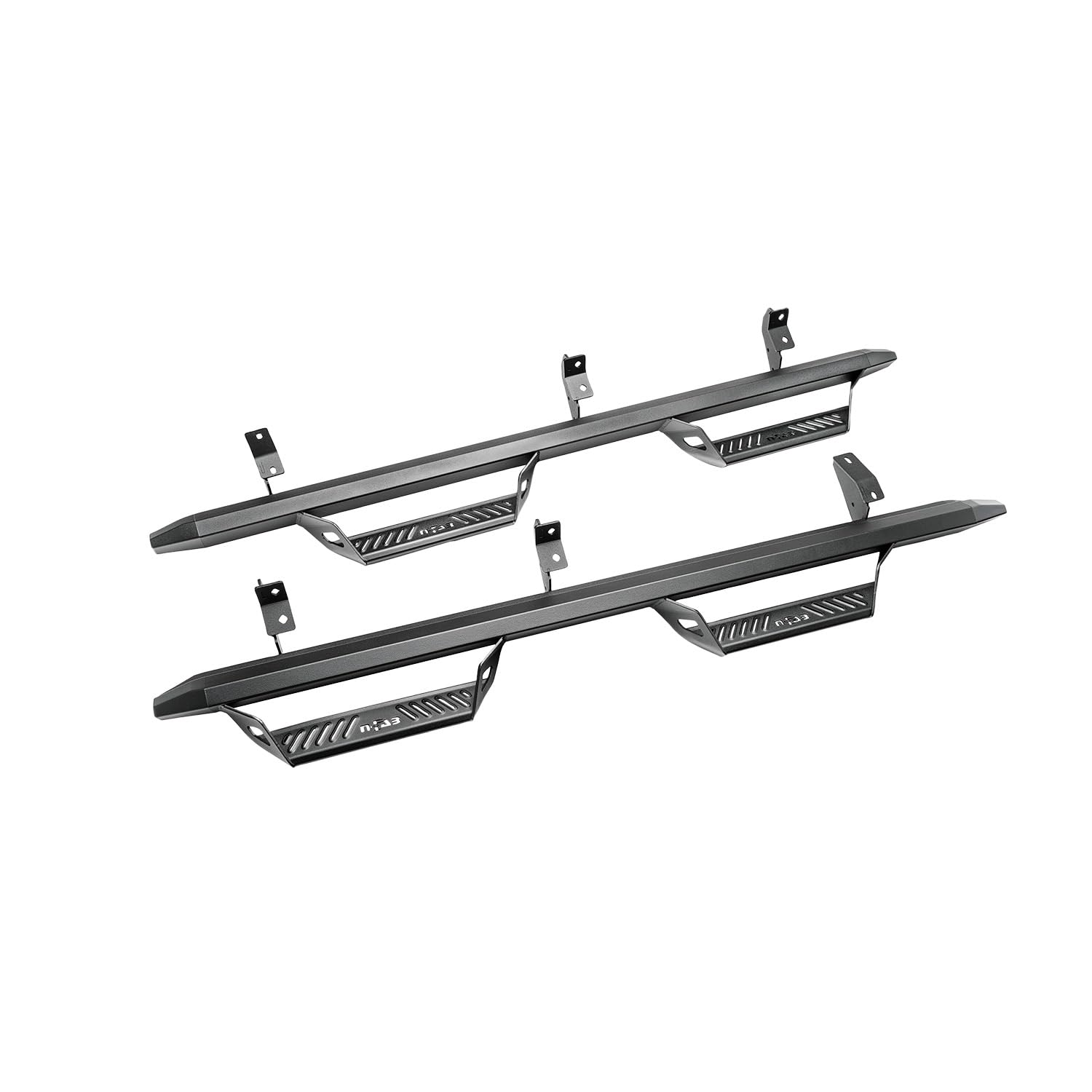 Predator Pro Steps N-Fab | Textured Black, Cab Length | PRJ1863-TX | Fits 2018-2022 Jeep Wrangler JL 4 Door SUV, SRW Gas