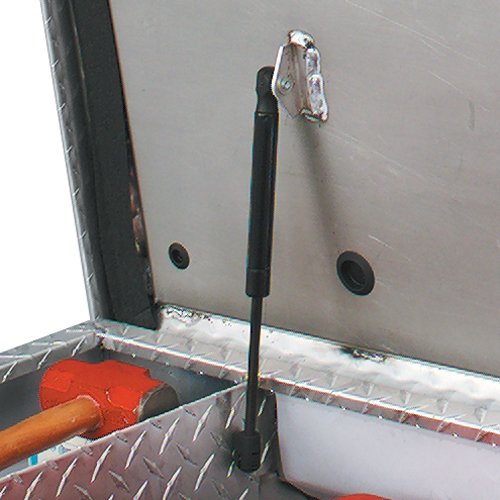 Crescent Gear-Lock™ JOBOX Black Aluminum Low-Profile Single Lid Fullsize Crossover Truck Box - 1-351002