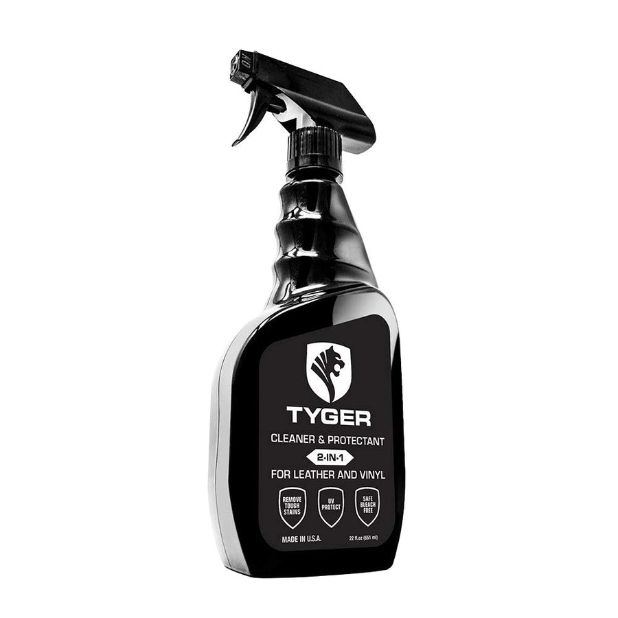 Tyger 2-in-1 Spray Tonneau Cover Cleaner & Protectant Specialized for Leather and Vinyl Surfaces, 22 Fl. oz. Made in USA