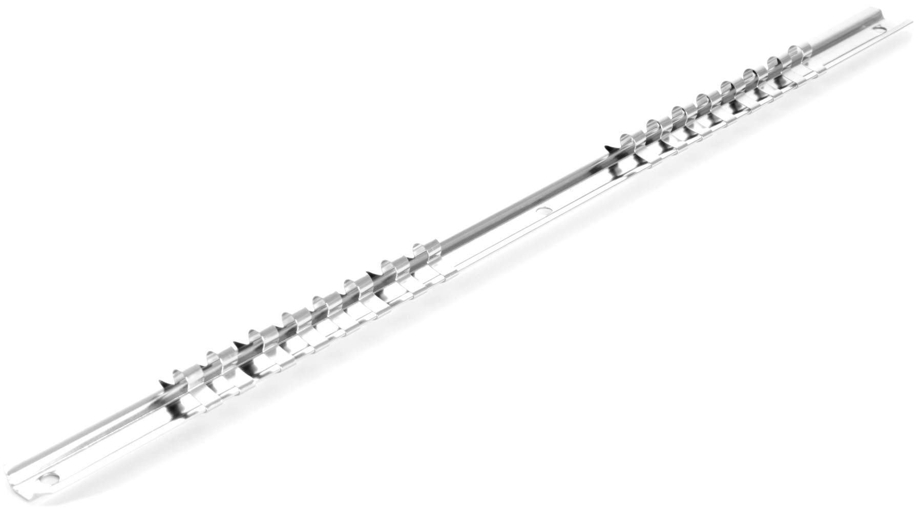Socket Holder Performance Tool W38-SKH Rail - 16 Socket Clips - Wall or Tool Box Mountable - Socket Organizer