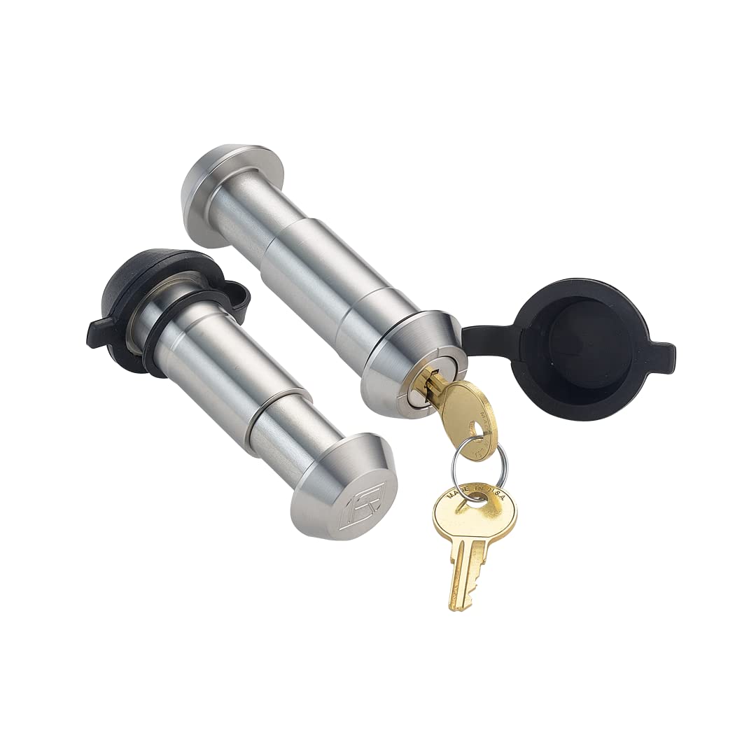 2 Pack, Keyed Alike, 61556 Shackle Locks for 3/4" Threaded D-Ring Shackle