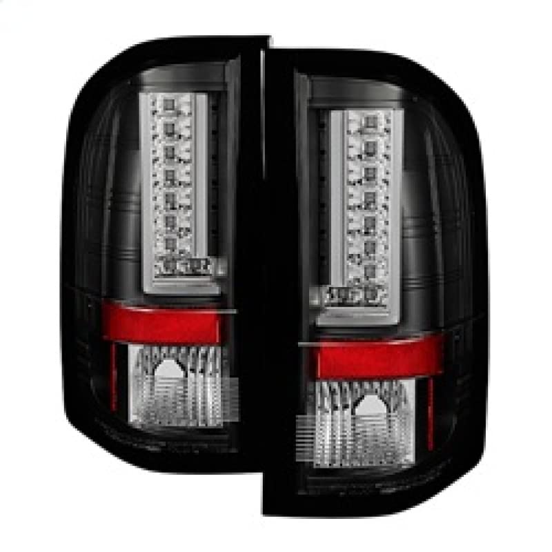 Spyder Xtune 5081766 Chevy Silverado 07-13 ( Does Not Fit 2010 Model With Dual Reverse Socket 921 Bulb ) Version 2 LED Tail Lights - Black