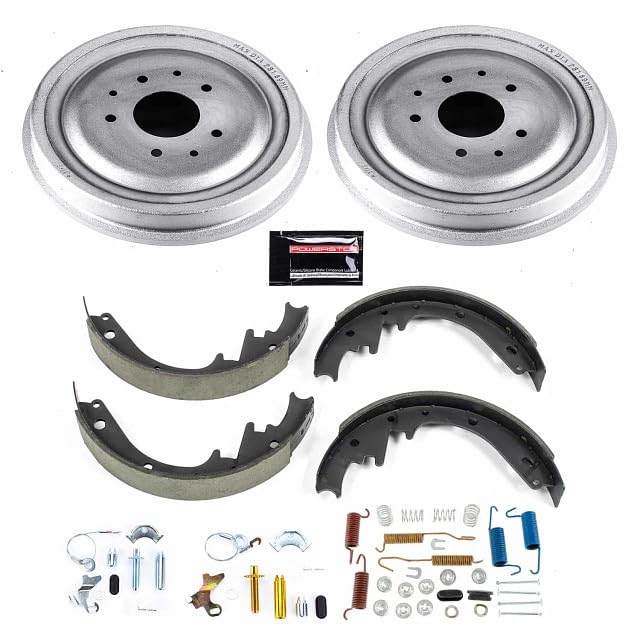Power Stop Autospecialty KOE15301DK Rear Replacement Brake Kit-OE Brake Drums & Ceramic Brake Pads