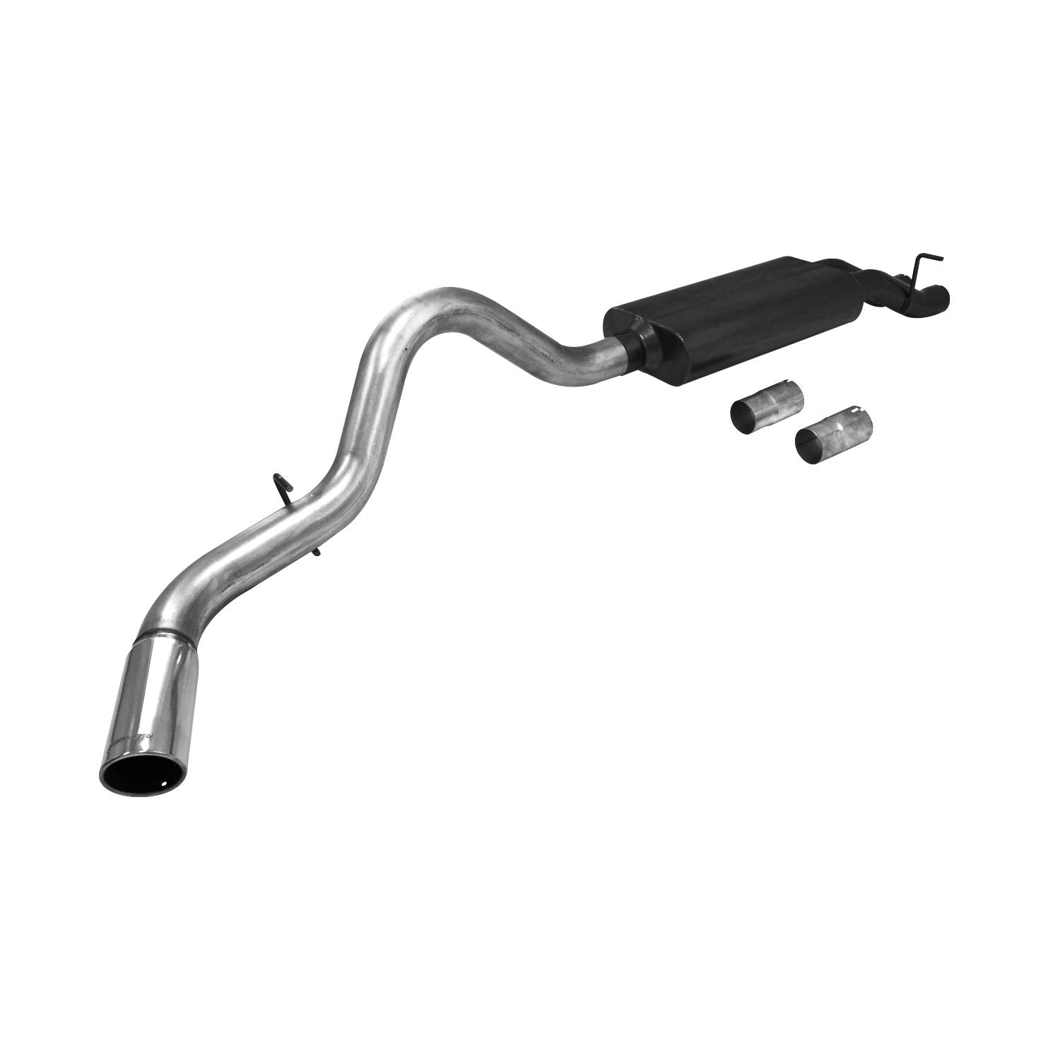American Thunder Flowmaster 817328 Cat-Back Exhaust Kit 3.5 Inch Stainless Steel 4 Inch Polished Stainless Tip Compatible with 2001-2006 2007 Classic Chevy Silverado GMC Sierra 2500HD/3500HD 6.0L 8.1L