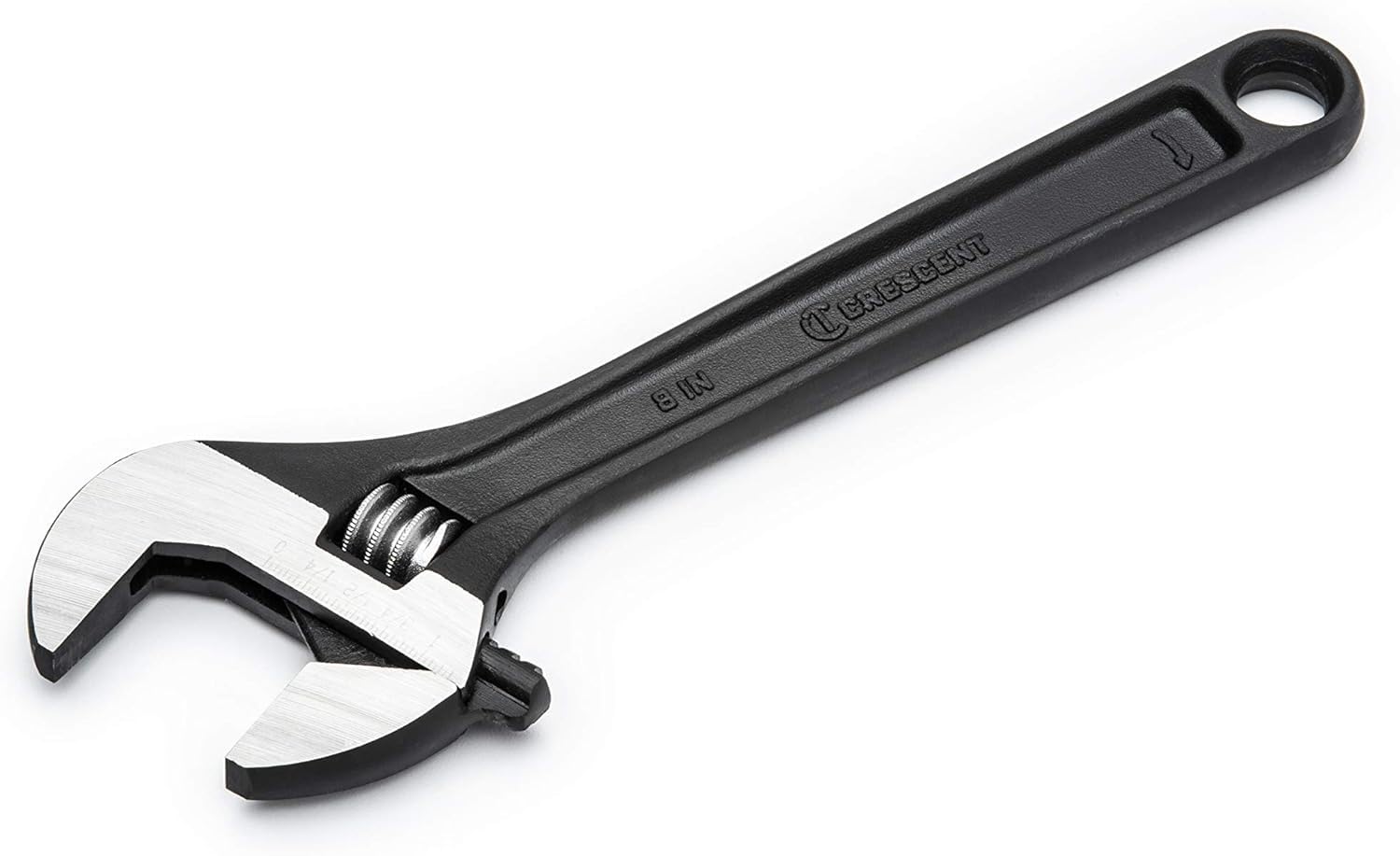 8" Adjustable Wrench Black Oxide Crescent, Bagged - AT28BK